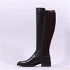 Pedro Anton Violetta Block Heel Stretch - Brown Leather